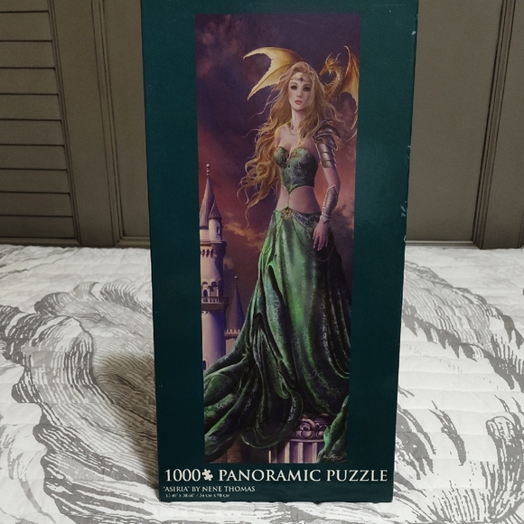 Andrews and Blaine LTD Other - Nene Thomas 1000-pc Panoramic Fantasy Puzzle - Asiria